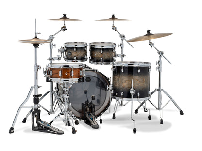 MAPEX SATURN 4 FUTS BLACK INK BURST