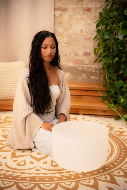 SINGING BOWL SONIC ENERGY CRISTAL 14"