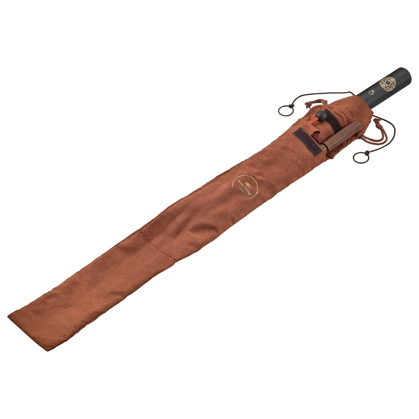 Set Chakra de 7 chimes Bain Sonore, stand, mailloches et sac de transport inclus, finition noir