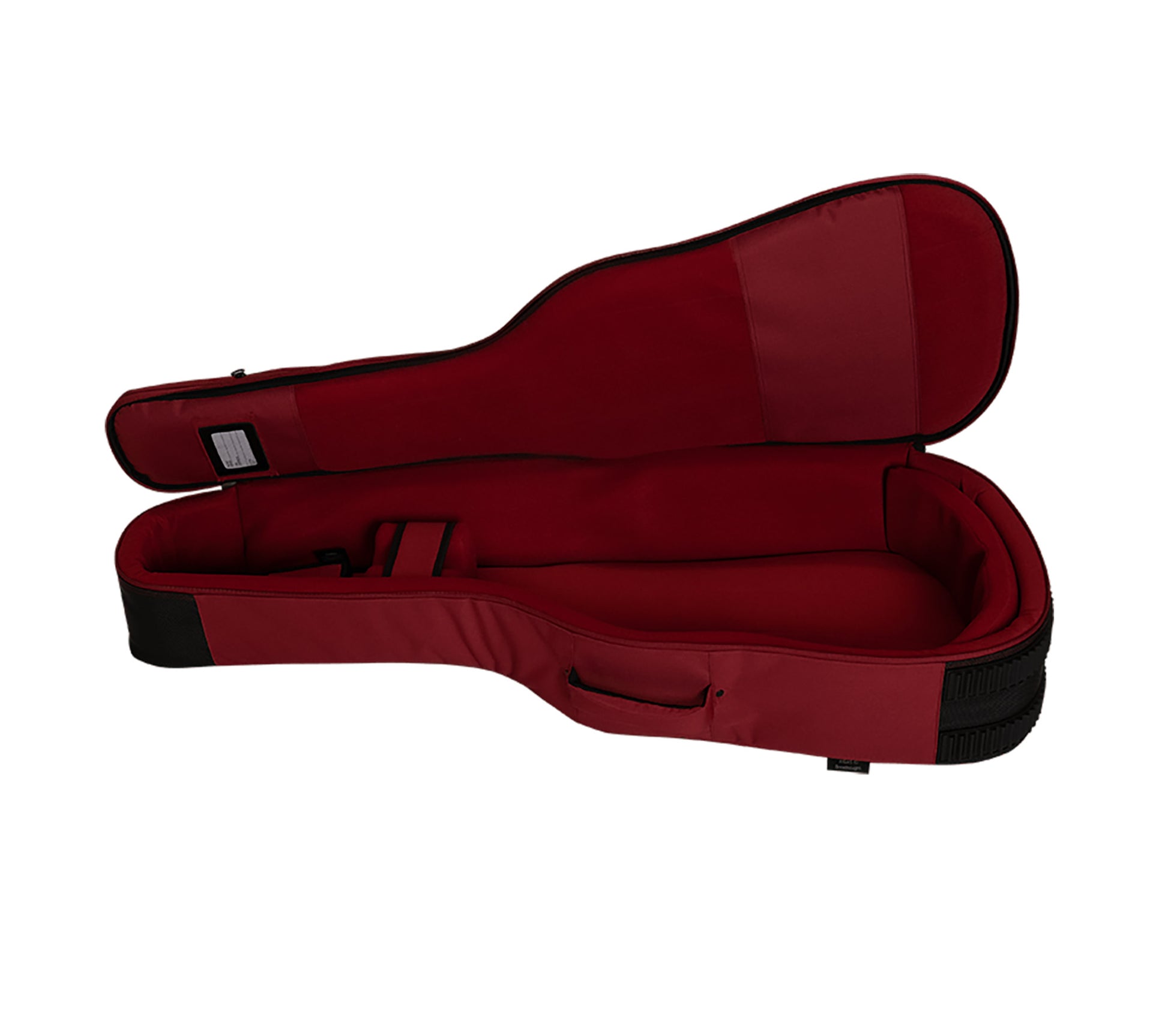 Housse AROSA 5 pour guitare dreadnought, rouge