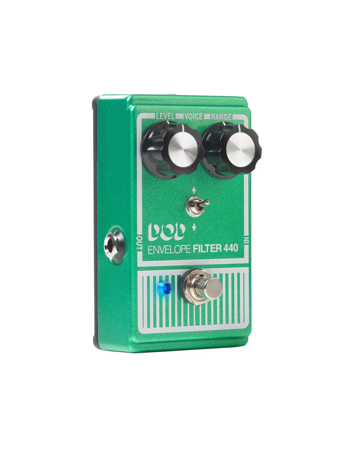 Pédale ENVELOPE FILTER 440, filtre d'enveloppe basé sur le circuit original avec composants actualisés, True Bypass, vert