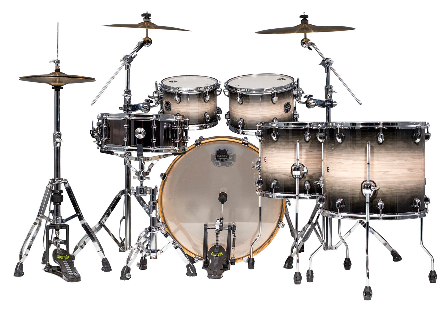 MAPEX ARMORY STUDIO 6 FUTS BLACK BURST. Série limitée