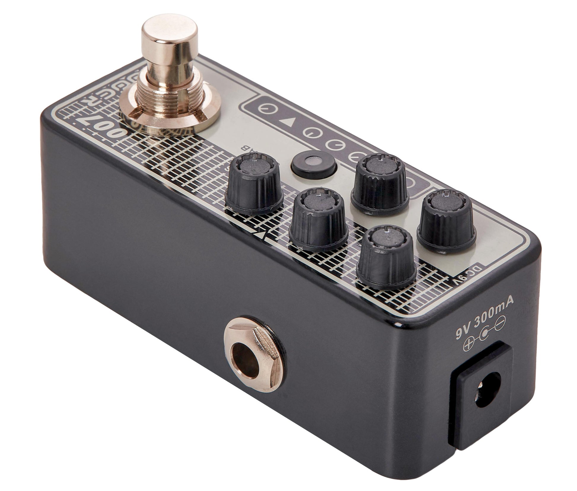 Pédale REGAL TONE, préampli numérique type American Vintage, deux canaux, EQ 3 bandes par canal, noir et gris