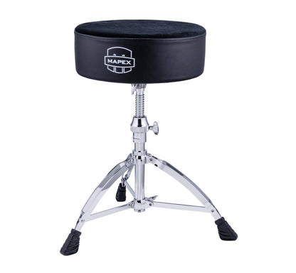SIEGE BATTEUR MAPEX ROND A VIS EPAIS VELOURS