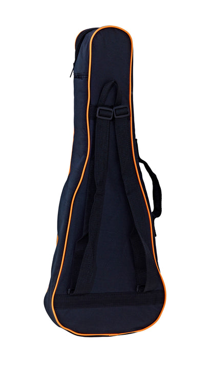 Housse pour ukulélé Ténor (environ 68 cm), nylon résistant, rembourrée 10 mm, avec compartiment accessoires et deux sangles