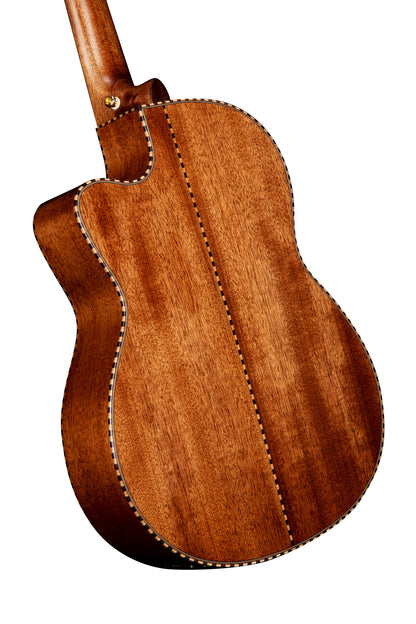 SOLENCANTO WB, forme Classique, épicéa Engelman massif, f/e acajou massif, EQ Fishman Flex Blend, naturel brillant