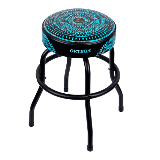 TABOURET ORTEGA 24" BLEU