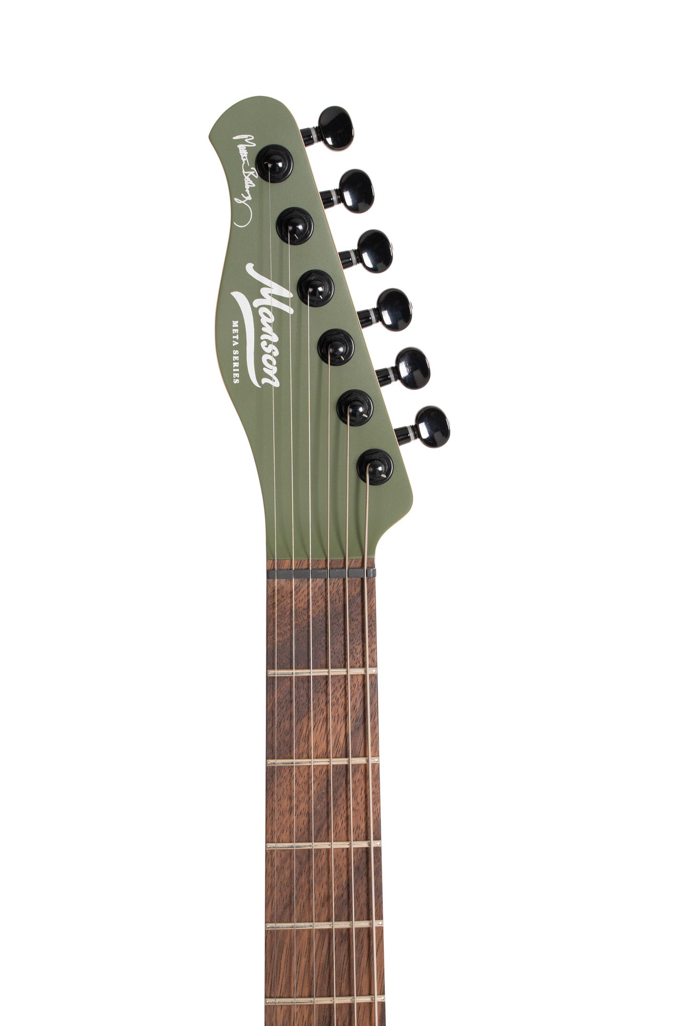 MBM-2HG-B, signature Matt Bellamy, corps tilleul, manche érable, micros,"Kill" bouton, gaucher, vert olive satiné