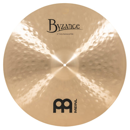 Ride Traditional 22" Extra Hammered, Alliage bronze B20, Martelée à la main, Finition traditionnelle