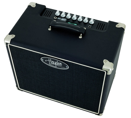 Combo guitare à lampes MIGHTY MOFO, 5W (1x EL84), 1x 12" Hayden Custom Vintage 60, préampli à lampe, EQ 3 bandes, 11 kg