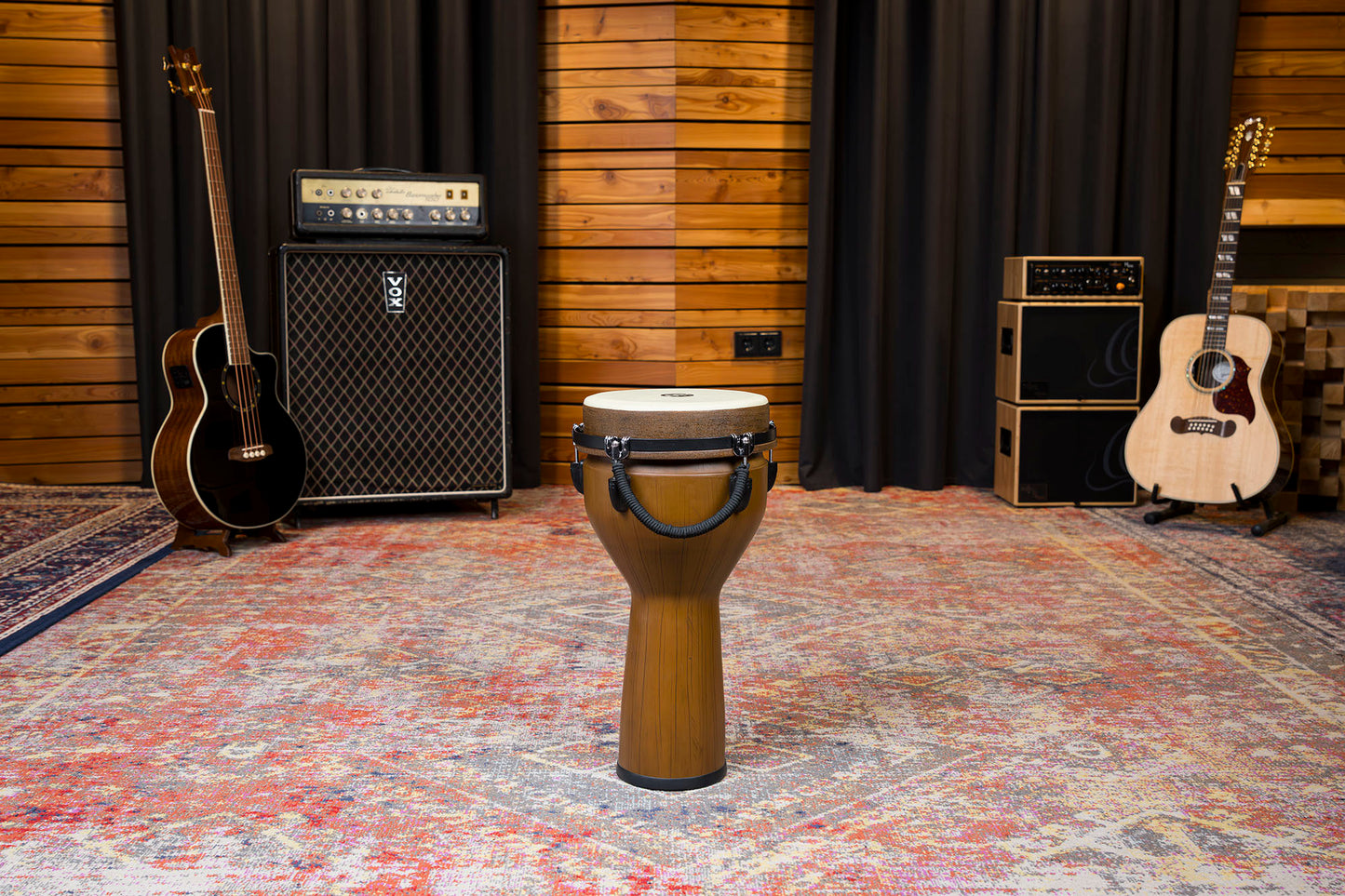 DJEMBE JUMBO MEINL SYNTHETIQUE 10" BARNWOOD