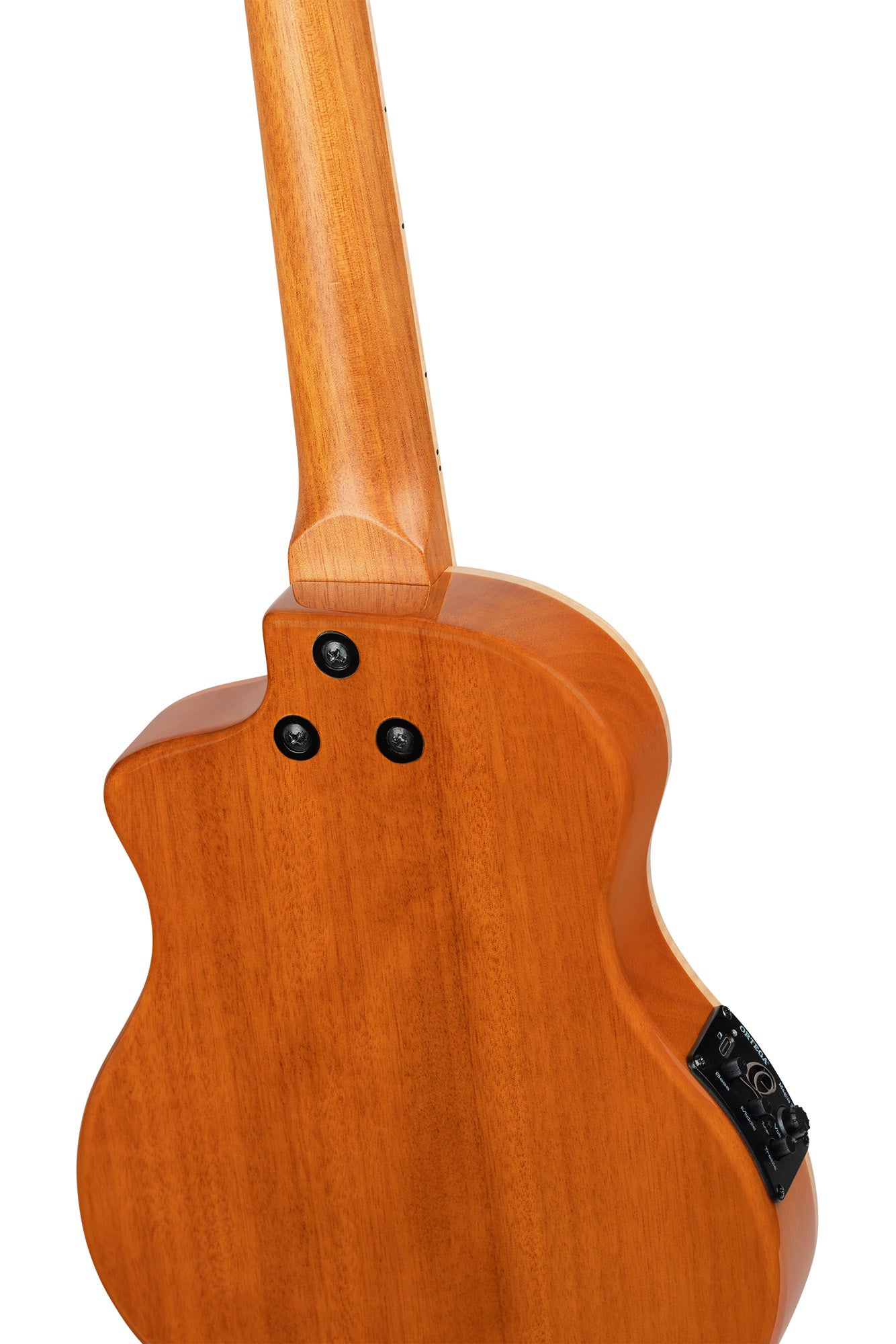 RTPX-U-FMA, modèle Tourplayer Ténor, pan coupé, EQ Magus X/U, table érable flammé, f/e okoumé, manche acajou, housse, bleu