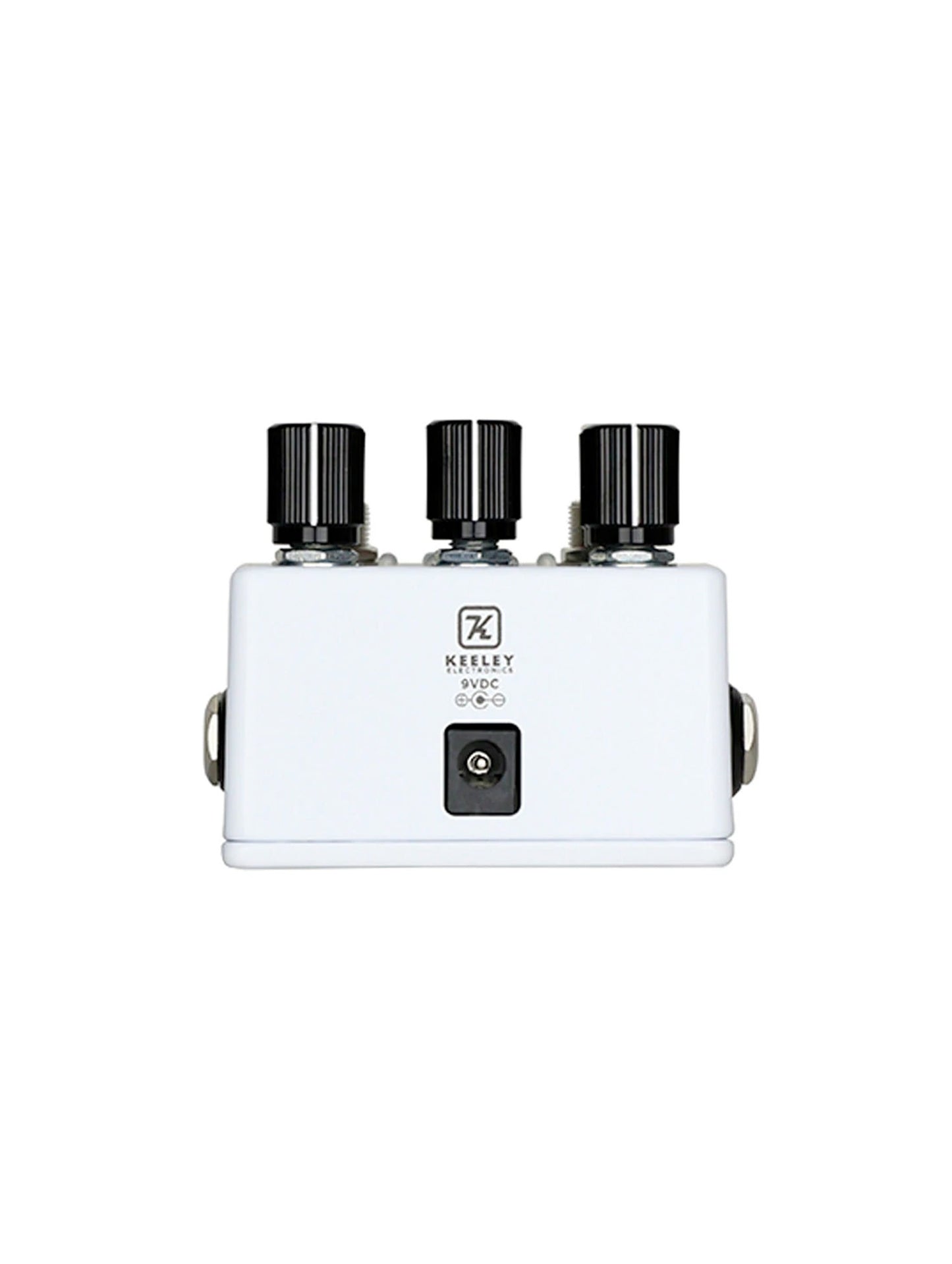 Pédale ECCOS, délai vintage et looper stéréo, 3 presets, tap tempo, entrée pour pédale d'expression, boitier métal, blanc