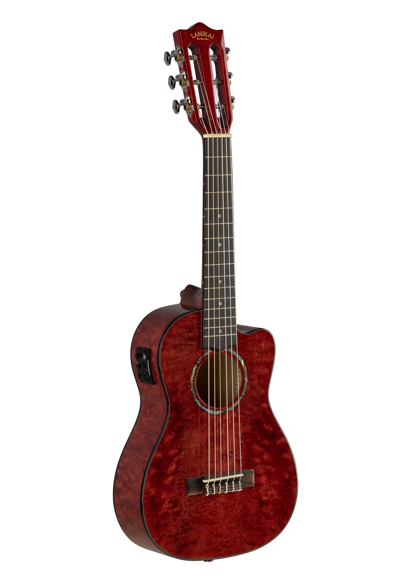 Guitarlélé Lanikai érable pommelé QM-RDCEG