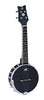 Ortega zwarte ukelele banjo