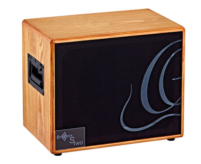 S TWO, enceinte 150W @ 4 ohms, HP 8", avec housse de transport, naturel satiné et noir