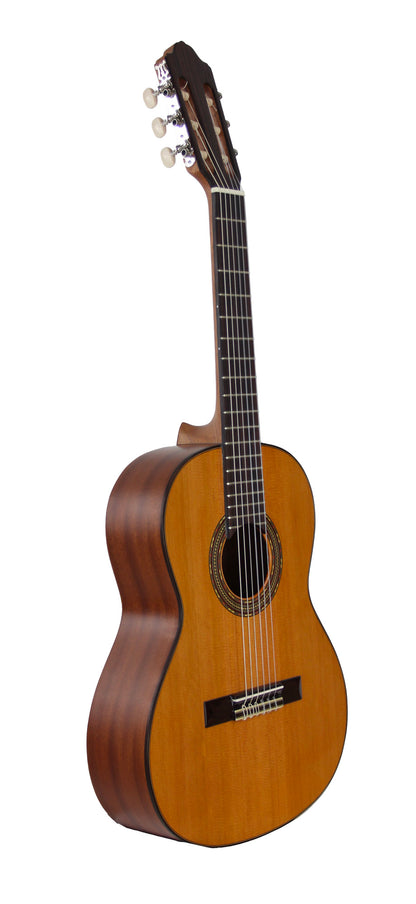 3ST53, modèle 1/2, table cèdre massif, fond et éclisses acajou, touche palissandre, diapason 535 mm, satiné, table brillante