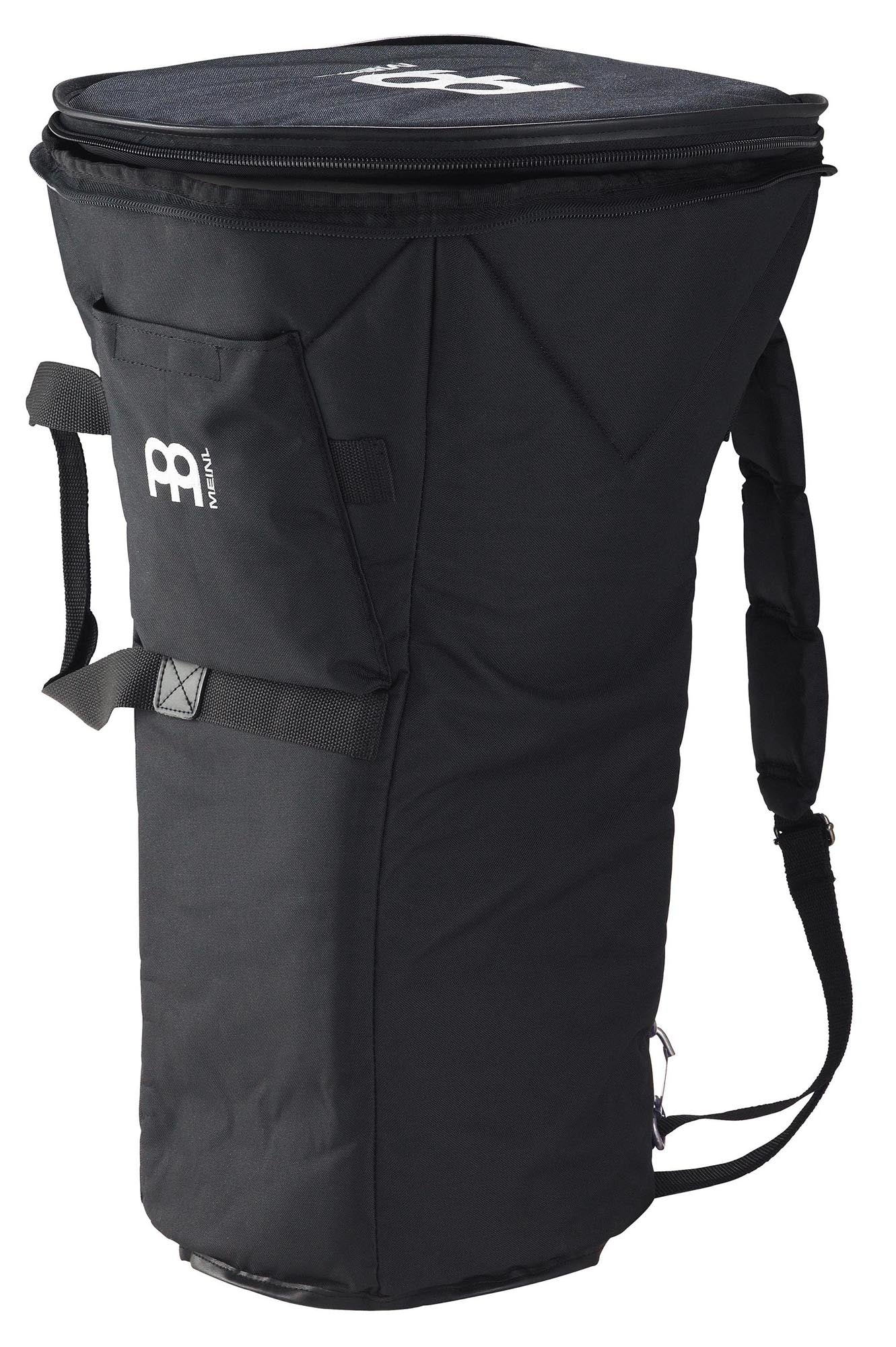 Housse djembé 13", rembourrée 20 mm, 2 poignées, harnais rembourré, couvercle et base renforcés, noir