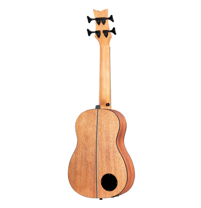 LIZZY, EQ MagusUkebass, table acajou, fond & éclisses acajou, manche acajou (45 mm au sillet), 15 frettes, housse, gaucher