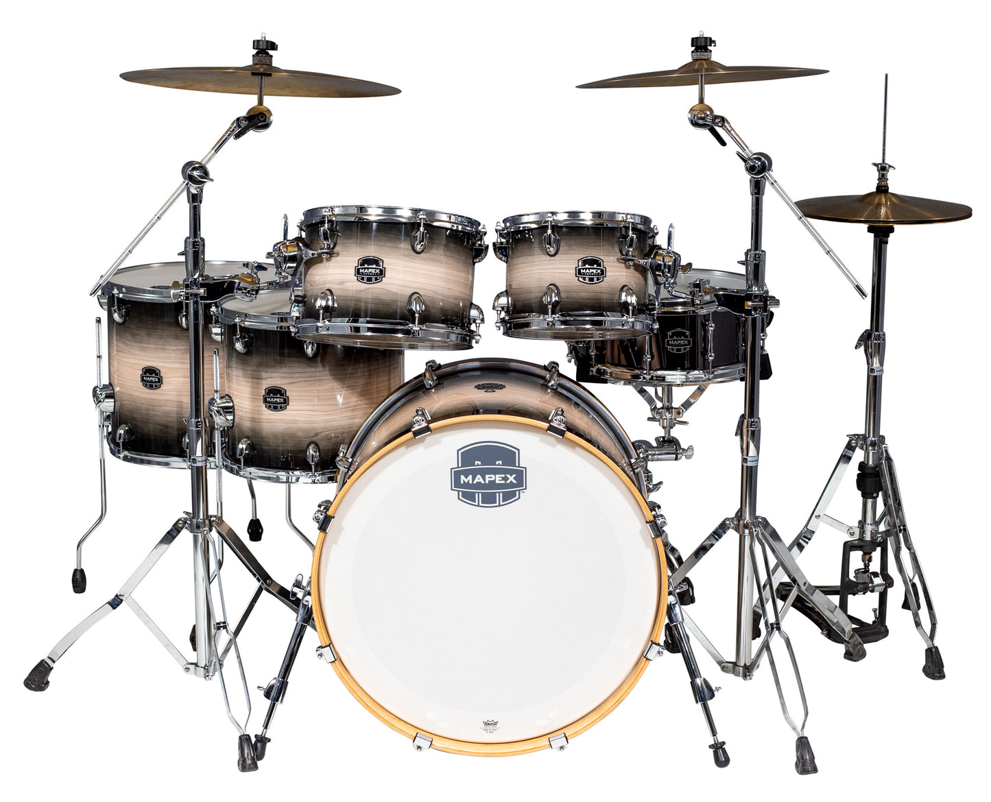 MAPEX ARMORY STUDIO 6 FUTS BLACK BURST. Série limitée