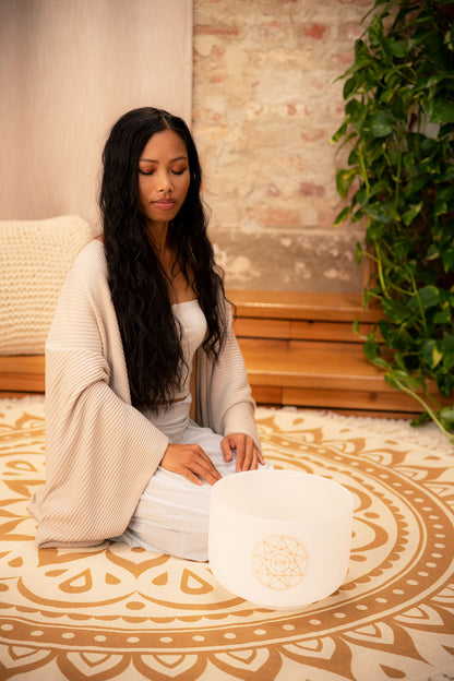 SINGING BOWL SONIC CRISTAL 10", 639 HZ