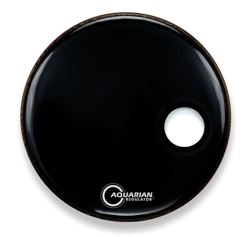 Peau Regulator 22", trou 4.75", noire
