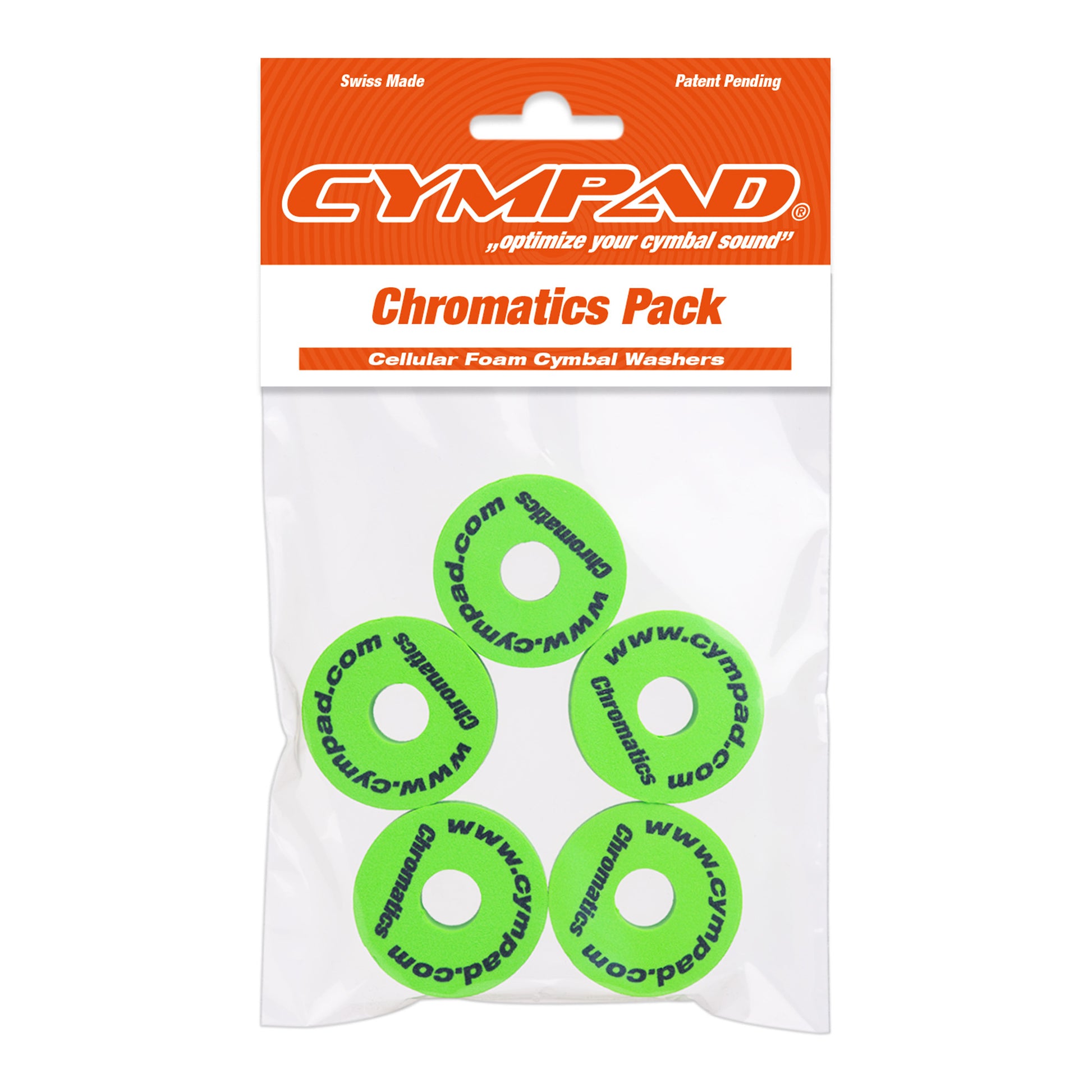 SET 5 PADS CYMPAD CHROMATICS VERT
