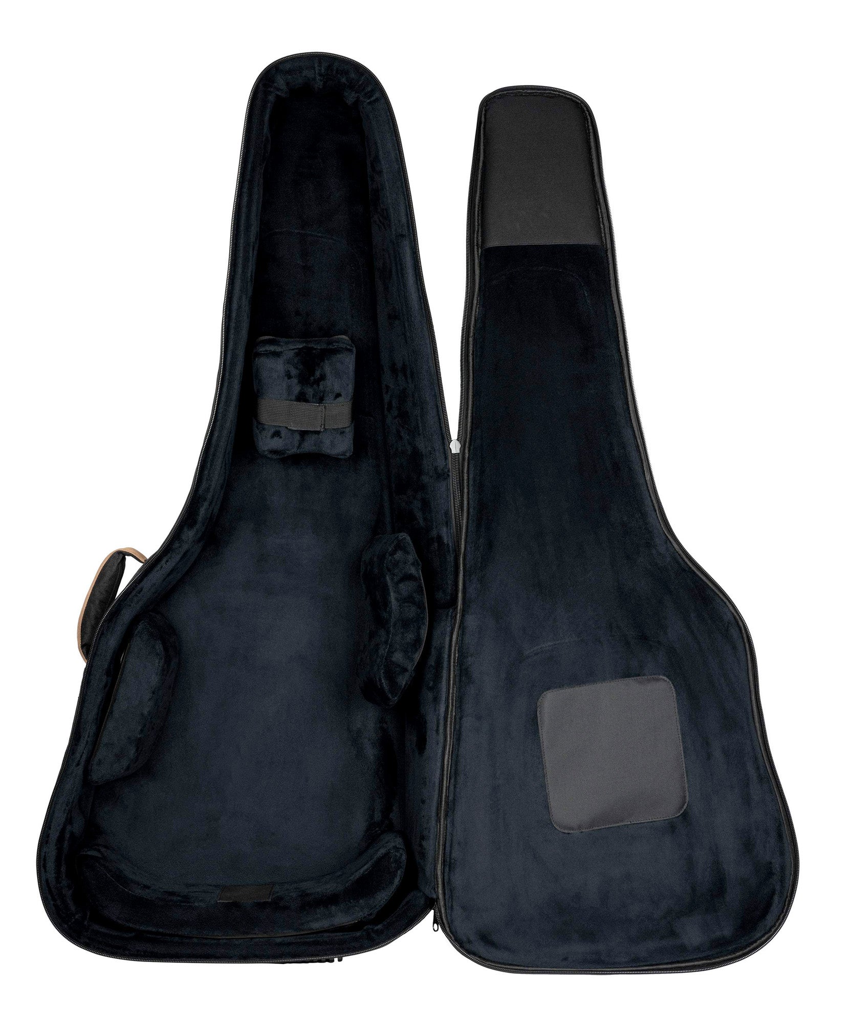 OGBAB-DLX-BK, housse Deluxe pour basse acoustique, coton résistant et déperlant, rembourrage intérieur 20mm, 2 poches, noir