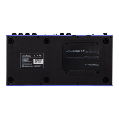 Pédalier multi-effets GE200 PRO Li , 286 modules d'effets et amplificateurs, 20 emplacements d'IR, batterie lithium, bleu