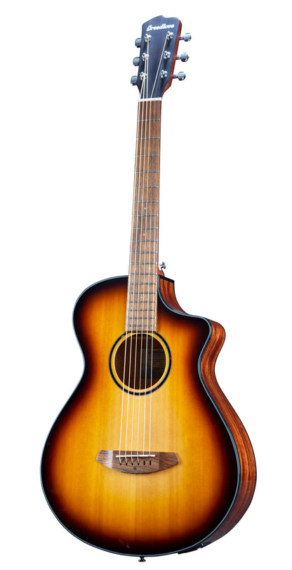 DISCOVERY S CONCERTINA EDGEBURST CE, table cèdre rouge massif, f/e acajou, EQ Fishman Presys I, edgeburst