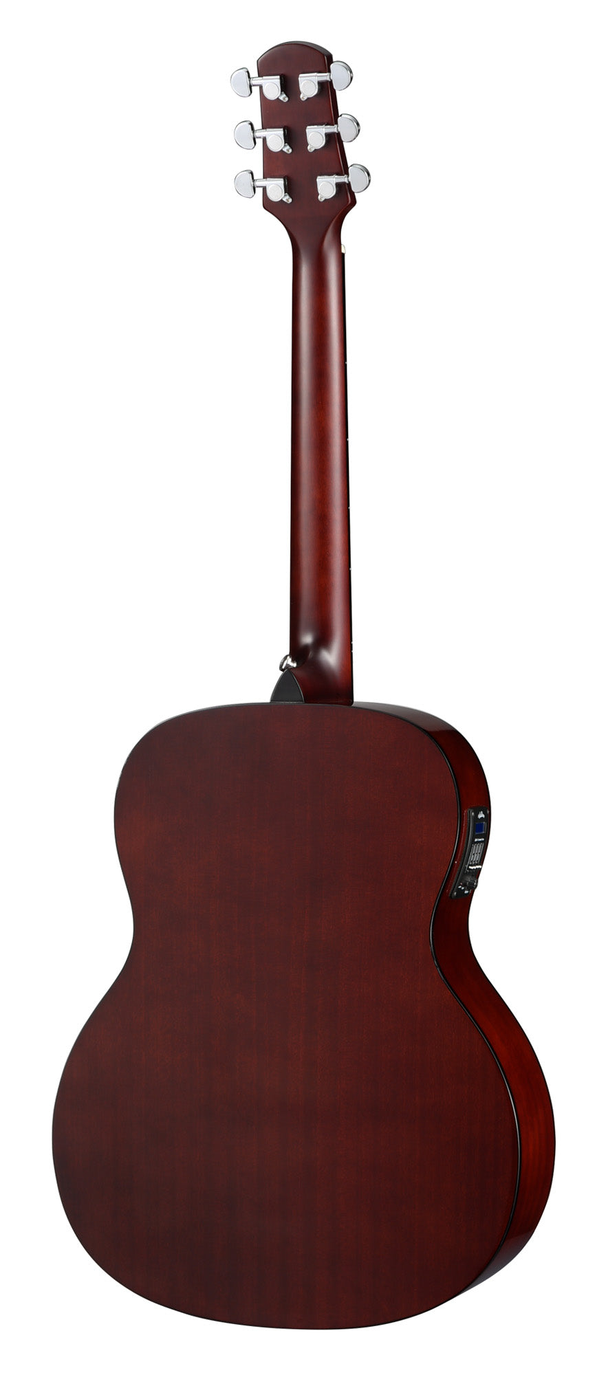 O351EW, forme Orchestra, table acajou, fond et éclisses acajou, EQ Walden EX-4, naturel brillant