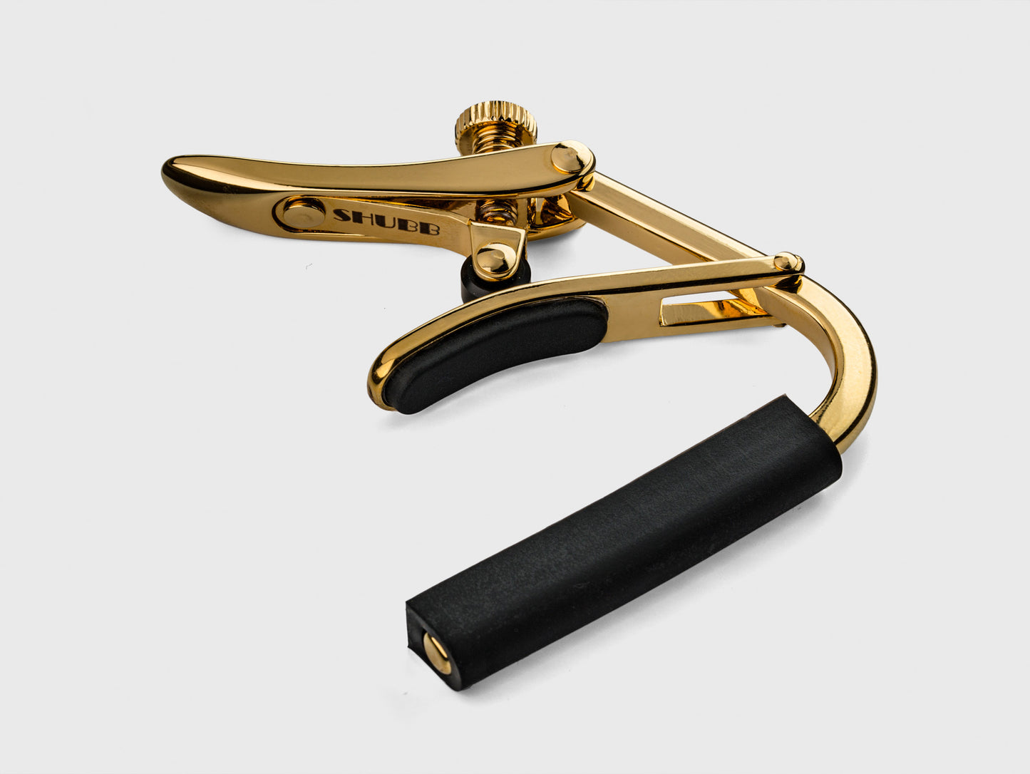Capo Royale C1G pour guitares cordes acier (acoustiques et électriques), finition titane haute-qualité, doré