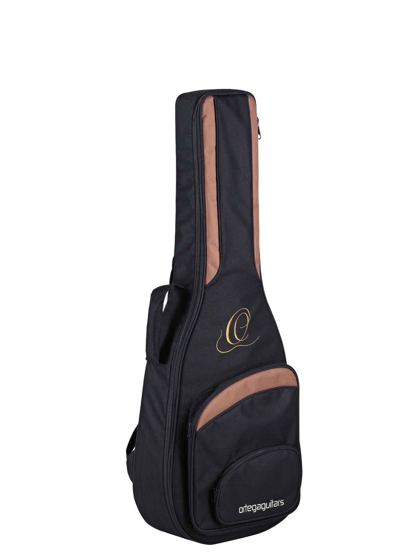 ONB44, housse pro pour guitare classique 4/4, nylon résistant, rembourrage épais, zips renforcés, courroie ajustable, noir