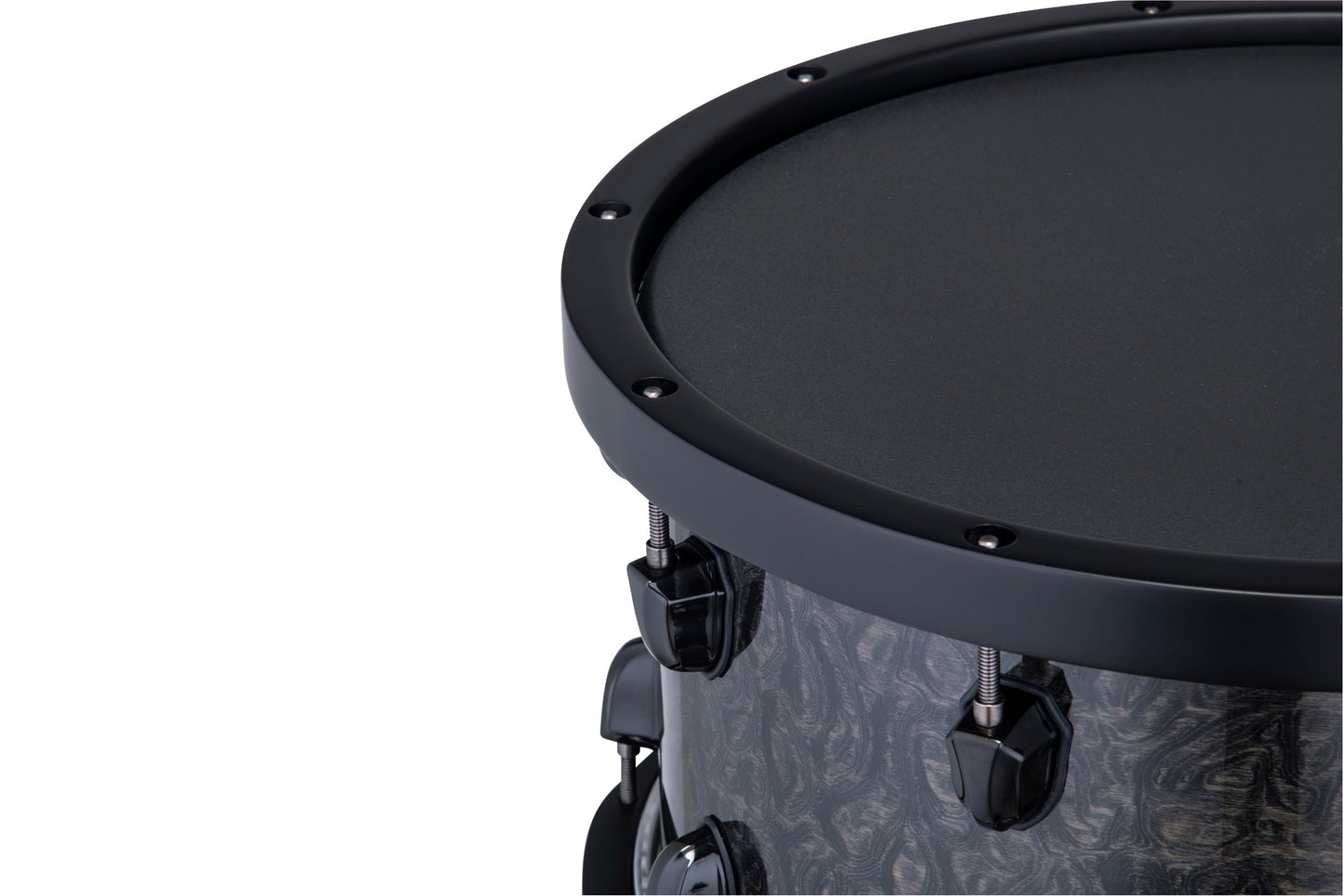 CC MAPEX BP 14 X 8" RALPH PETERS, CERCLES BOIS, ACCASTILLAGE NOIR, FINITION BLACK BURST