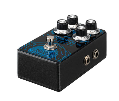 Pédale octaver THE 85, 3 modes d'intervalles sélectionnables (+1 OCTAVE UP/-2 OCTAVEs DOWN/QUINTE PARFAITE UP), noir et bleu