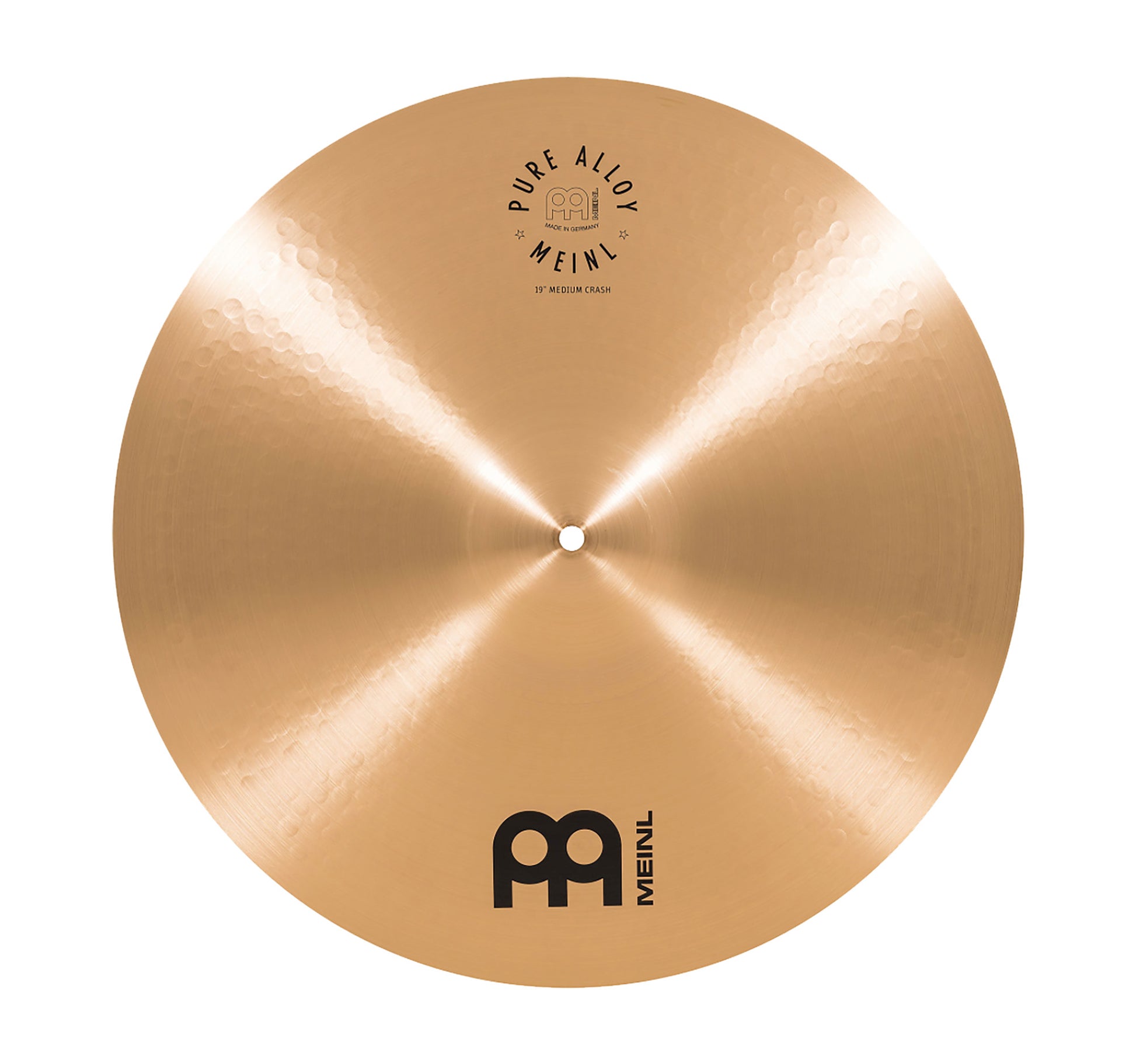 CRASH MEINL 19" MEDIUM PURE ALLOY, ALLIAGE TRADITIONNEL