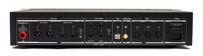 BIAS Rack Amplifier, rack amplifié pour guitare et basse, 600W @ 8 ohms Class D, 4.53 kg, argent