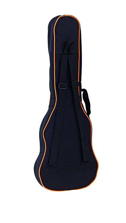 Housse pour ukulélé Baryton (environ 78 cm), nylon résistant, rembourrée 10 mm, avec compartiment accessoires et deux sangles