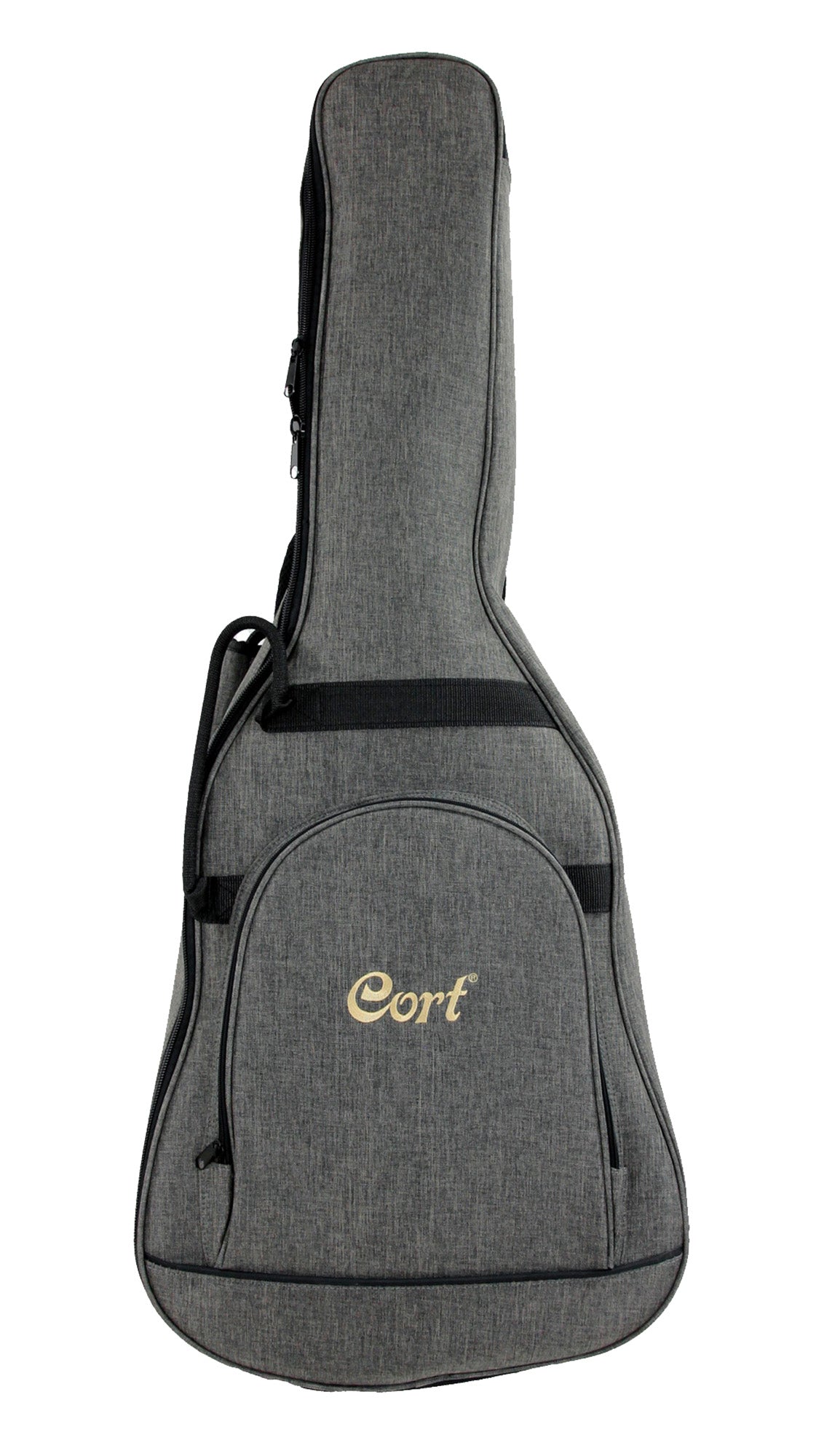 PURE-DC, forme Dreadnought pan coupé, table épicéa massif, f/e acajou massif, EQ Fishman Sonitone, housse, naturel satiné