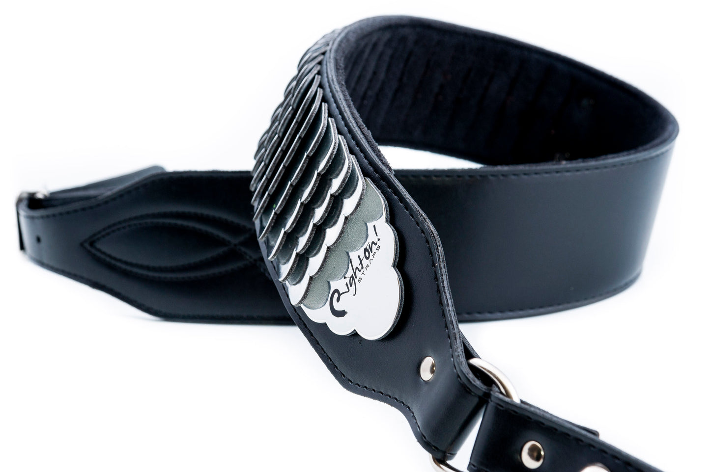 Courroie modèle LEGEND JL PYTHON, synthétique, largeur 6 cm, longueur 103 à 135 cm, réglage par boucle, poids: 242 g, noir