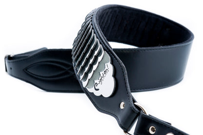 Courroie modèle LEGEND JL PYTHON, synthétique, largeur 6 cm, longueur 103 à 135 cm, réglage par boucle, poids: 242 g, noir