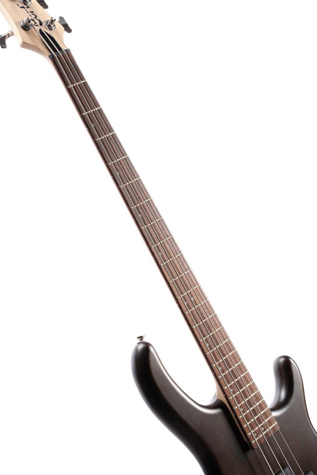 Action PJ, 4 cordes, corps peuplier, micros PJ Powersound, électronique passive, noyer pores ouverts