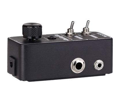 Pédale AUDIOFILE, ampli casque analogique qualité hi-fi, boîtier métal, true bypass, noir