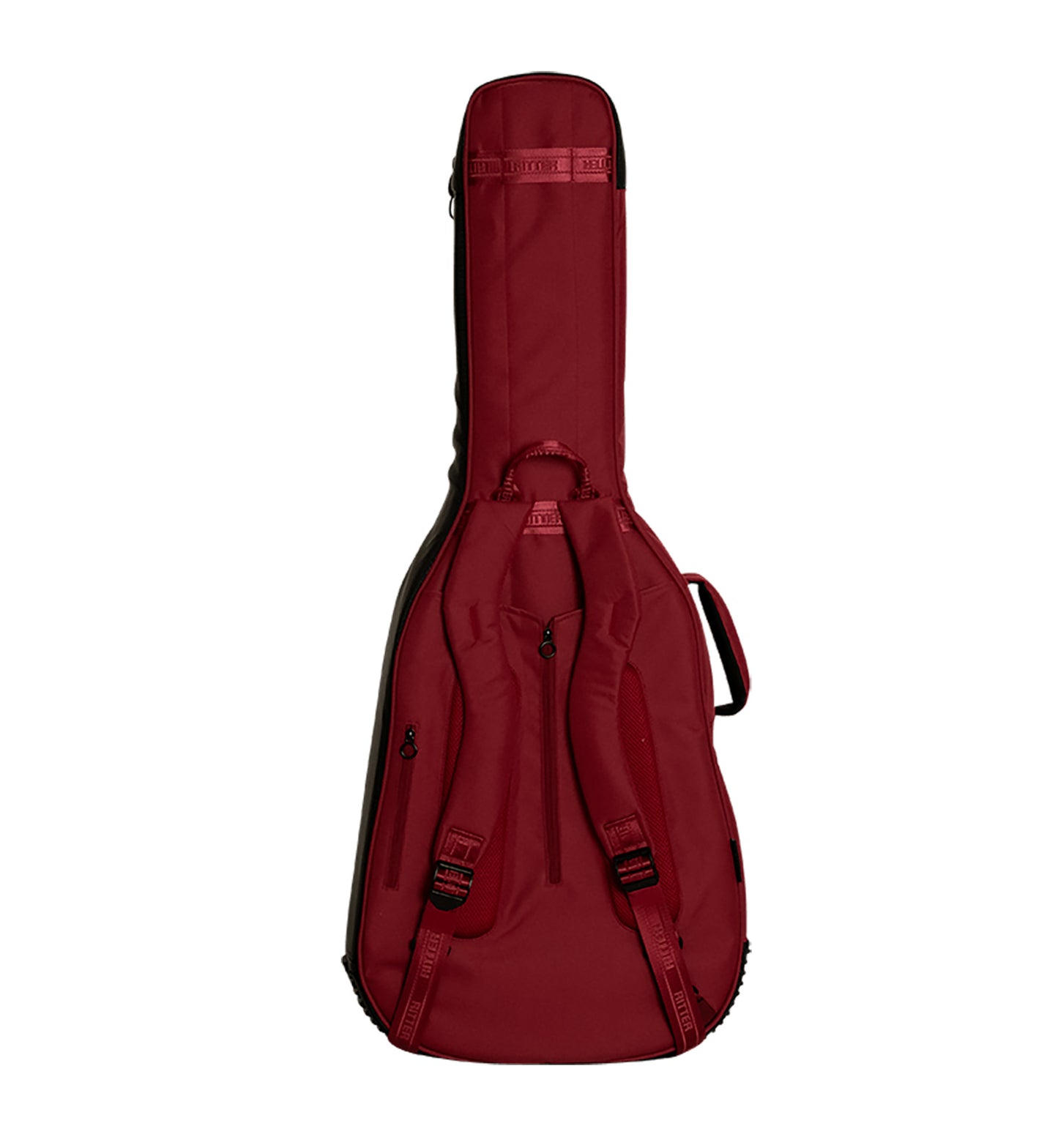 Housse AROSA 5 pour guitare dreadnought, rouge