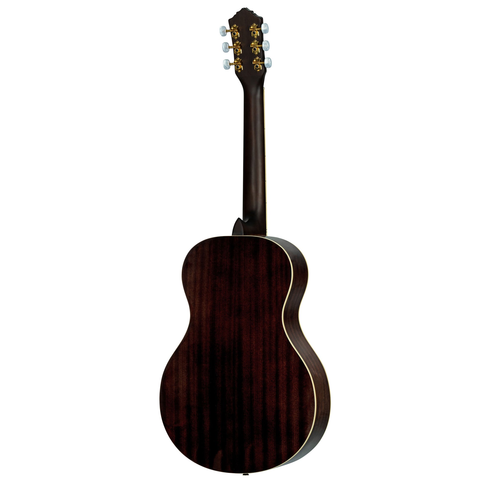 RRA-OCT, forme Parlor, table épicéa, fond & éclisses acajou, sillet 52 mm, housse assortie, bleu brillant