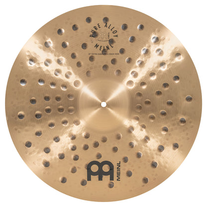 Crash Ride 20" Extra Hammered Meinl Pure Alloy fini traditional martelé
