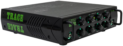 Tête amplifiée pour basse 1200W RMS, EQ 4 bandes, compresseur 2 bandes, 2 sorties jack, sortie DI, sortie casque, finition noir