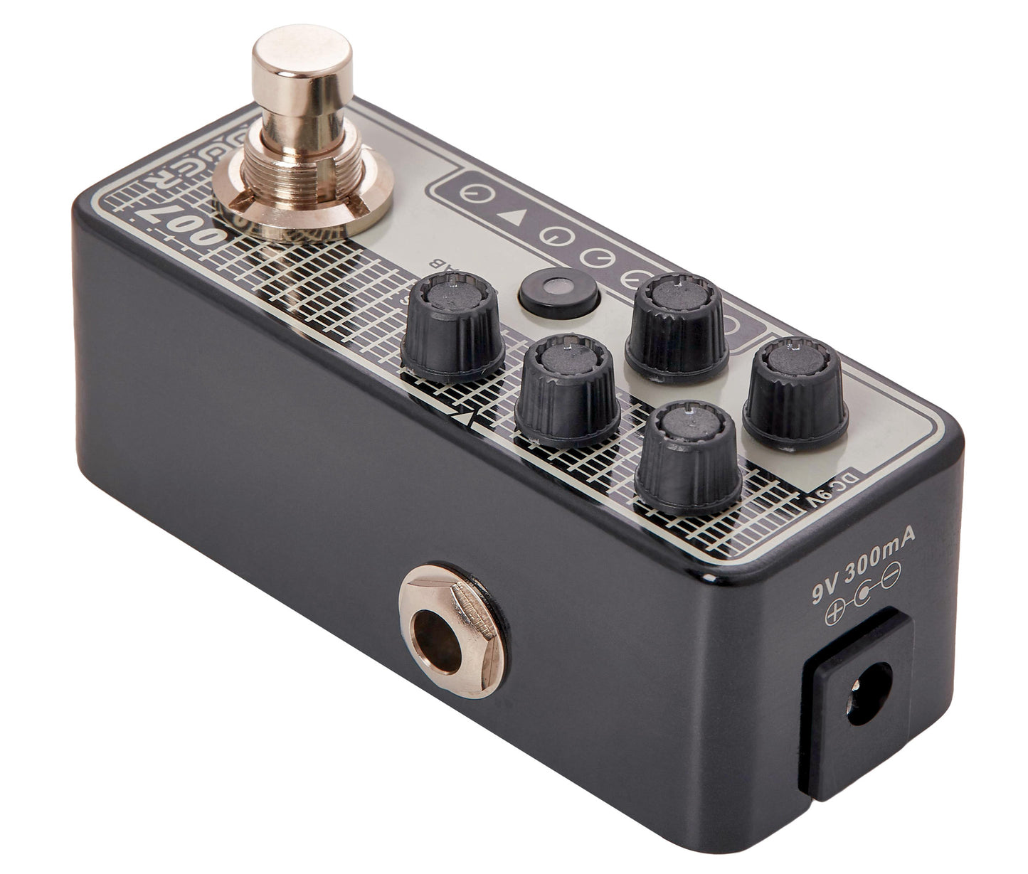 Pédale REGAL TONE, préampli numérique type American Vintage, deux canaux, EQ 3 bandes par canal, noir et gris