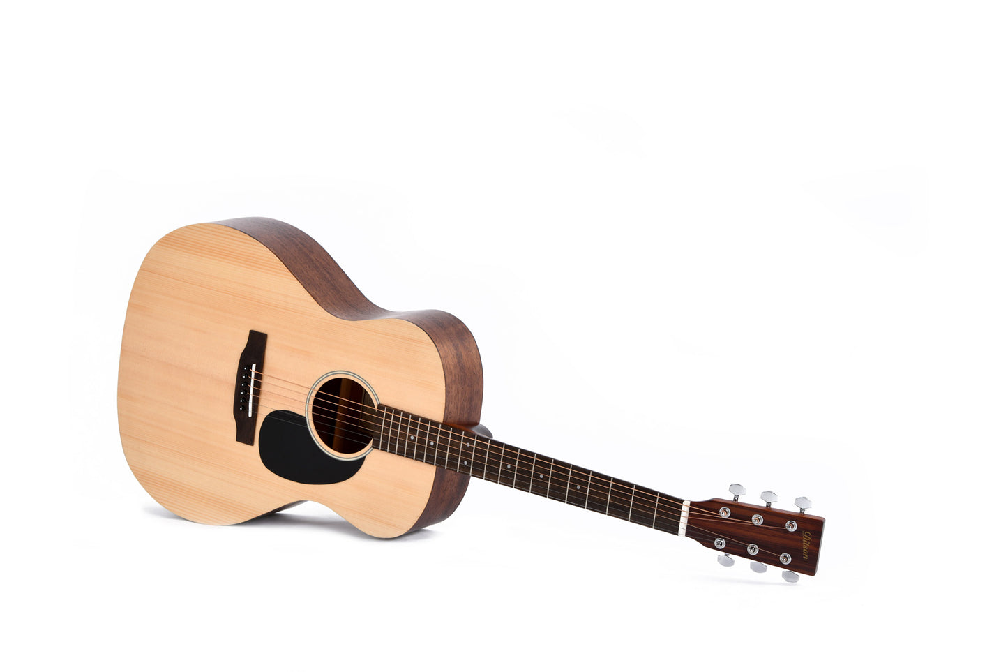 Modèle G-10, Grand OM, table épicéa Sitka, fond & éclisses acajou, sillet & chevalet en os, naturel satiné