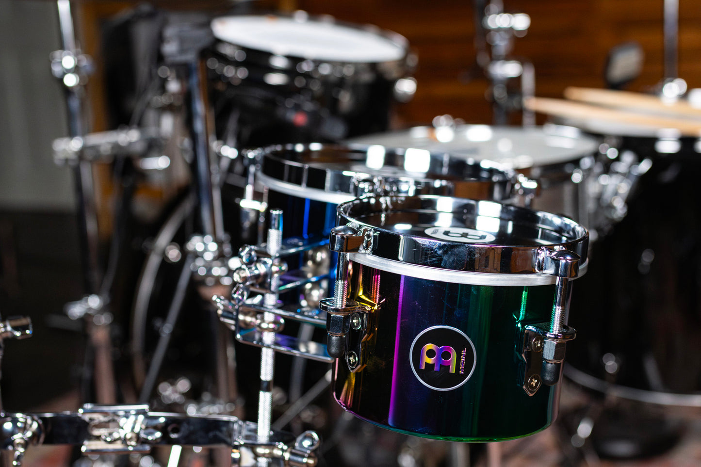 Jeu mini timbales Spectrum 6 & 8", fûts acier, Spectrum Series